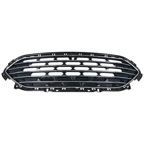 Ford Kuga Estate 2020-2024 Front Grille Gloss Black With Chrome Surround & Slats (Fits Titanium Models Only)