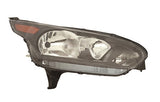 Ford Tourneo Connect MPV 2013-2018 Headlamp Halogen H7 & H15 With Amber Indicator (Incudes Motor) Black Driver Side R