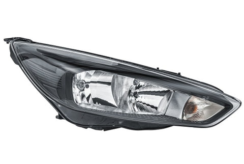 Ford Focus Estate 2014-2018 Headlamp Halogen H7 & H1 With Halogen Daytime Running Lamp (Incudes Motor) Black Driver Side R