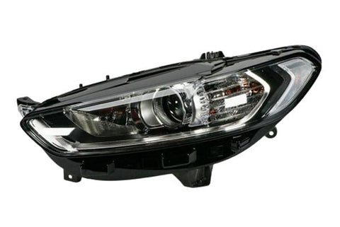 Ford Mondeo Saloon 2015-2019 Headlamp Halogen Type H15 With Halogen Daytime Running Lamp Black Inner Passenger Side L