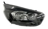 Ford Tourneo Custom MPV 2017-2023 Headlamp Halogen H7 & H15 No Projector Lamp With Halogen Daytime Running Lamp Black Driver Side R