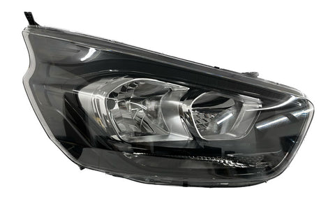 Ford Tourneo Custom MPV 2018-2023 Headlamp Halogen H7 & H15 No Projector Lamp With Halogen Daytime Running Lamp Black Driver Side R