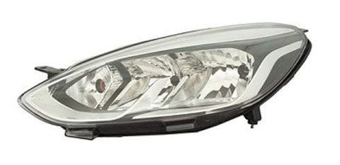 Ford Fiesta 5 Door Hatchback 2017-2022 Headlamp Halogen Type With Halogen Daytime Running Lamp Passenger Side L