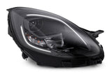 Ford Puma Hatchback 2019-2024 Headlamp Halogen H1 With LED Daytime Running Lamp Black Type Driver Side R