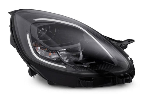 Ford Puma Hatchback 2019-2024 Headlamp Halogen H1 With LED Daytime Running Lamp Black Type Driver Side R