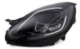 Ford Puma Hatchback 2019-2024 Headlamp Halogen Type With LED Daytime Running Lamp Black Passenger Side L