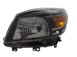 Ford Ranger Pickup 2009-2012 Headlamp Halogen H4 Type Black Inner With Amber Indicator Passenger Side L