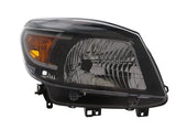 Ford Ranger Pickup 2009-2012 Headlamp Halogen H4 Type Black Inner With Amber Indicator Driver Side R