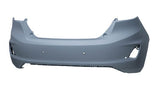 Ford Fiesta 3 Door Hatchback 2017-2022 MK8 Rear Bumper With 4 Sensor Holes No Park Assist Holes No Trim Holes (Not Active or ST or ST-Line Models) Primed