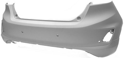 Ford Fiesta 3 Door Hatchback 2017-2022 Rear Bumper With 4 Sensor Holes No Park Assist Holes (ST & ST-Line Models) Primed 