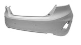 Ford Fiesta 3 Door Hatchback 2017-2022 MK8 Rear Bumper With 4 Sensor Holes No Park Assist Holes With Trim Holes (Fits Active Models Only) Primed
