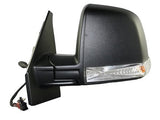 Fiat Doblo Van 2015-2022 Door Mirror Manual Fold Manual Type Not Heated Single Glass With Black Cover Passenger Side L
