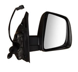Fiat Doblo Van 2015-2022 Door Mirror Manual Fold Manual Type Not Heated Single Glass With Black Cover Driver Side R