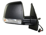 Fiat Doblo Van 2015-2022 Door Mirror Manual Fold Manual Type Not Heated Single Glass With Black Cover Driver Side R