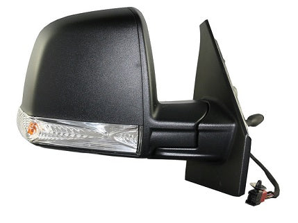 Fiat Doblo Van 2015-2022 Door Mirror Manual Fold Manual Type Not Heated Single Glass With Black Cover Driver Side R