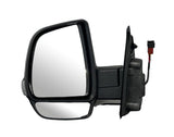 Fiat Doblo Van 2015-2022 Door Mirror Manual Fold Electric Type Heated Twin Glass With Indicator With Black Cover Passenger Side L