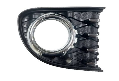 Fiat 500 Cabriolet 2015-2025 Front Bumper Grille Outer Section With Chrome Trim (Fits Lounge Models Only) Driver Side R