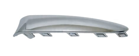 Fiat 500 Cabriolet 2015-2025 Front Bumper Trim Lower Outer Section (Not S Models) Chrome Passenger Side L