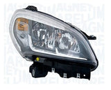 Fiat Doblo Van 2015-2022 Headlamp Halogen Type Chrome With Amber Indicator Driver Side R