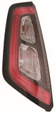 Fiat Punto Evo 5 Door Hatchback 2010-2012 Rear Lamp Part LED With Black Inner (Not GP Models) Passenger Side L