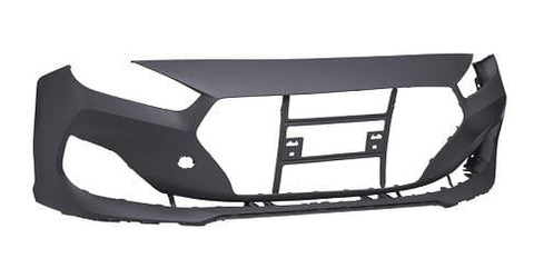 Hyundai I30 5 Door Hatchback 2017-2020 Front Bumper No Sensor Holes Fits 2018 to 2020 Only (Not N or N-Line Models) Needs Priming