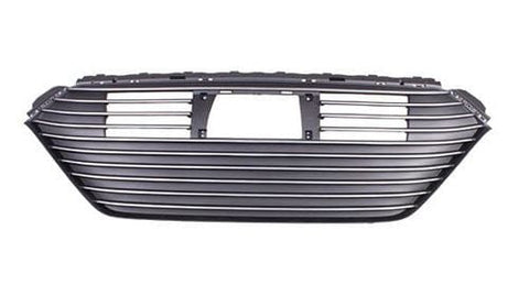 Hyundai Ioniq Hatchback 2016-2019 Front Grille Black And Chrome 