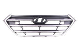 Hyundai Tucson Estate 2015-2018 Front Grille Black and Silver 