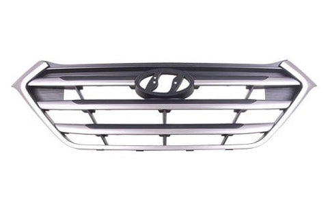 Hyundai Tucson Estate 2015-2018 Front Grille Black and Silver 