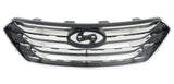 Hyundai Santa Fe Estate 2012-2015 Front Grille Black With Chrome Trims 