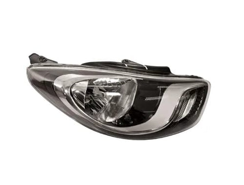 Hyundai I10 Hatchback 2011-2014 Headlamp Halogen H4 Type Black Inner Driver Side R