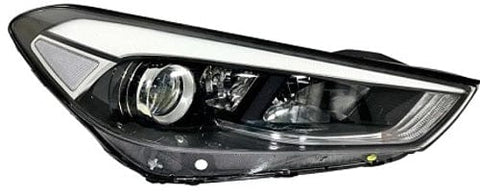 Hyundai Tucson Estate 2015-2018 Headlamp Halogen Type With LED Daytime Running Lamp Driver Side R