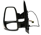 Iveco Daily Van 2014-2019 Door Mirror Electric Not Heated Manual Fold Short Arm - Black Cover Passenger Side L