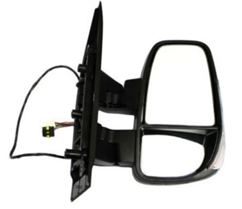 Iveco Daily Van 2019-2024 Door Mirror Electric Not Heated Manual Fold Short Arm - Black Cover Driver Side R