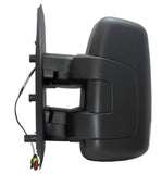 Iveco Daily Van 2019-2024 Door Mirror Manual Not Heated Short Arm - Black Cover Passenger Side L