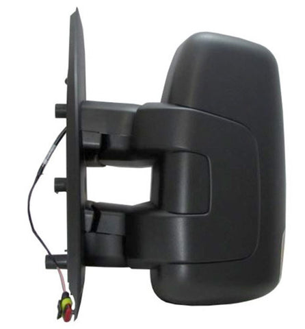 Iveco Daily Van 2019-2024 Door Mirror Manual Not Heated Short Arm - Black Cover Passenger Side L