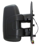 Iveco Daily Van 2014-2019 Door Mirror Manual Not Heated Short Arm - Black Cover Driver Side R