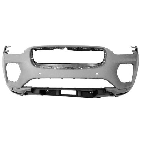 Jaguar E-Pace Estate 2017-2021 Front Bumper With Sensor Holes (R-Dynamic Models Only) - Primed