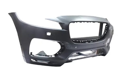 Jaguar F-Pace Estate 2016-2021 Front Bumper With Sensor Holes With Wash Jet Holes With Park Assist Holes (Fits R-Sport & S Models Only) Primed