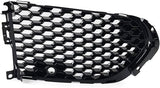 Jaguar F-Pace Estate 2016-2021 Front Bumper Grille Outer Section With Sensor Hole (Fits S Models Only) Driver Side R