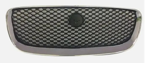 Jaguar F-Pace Estate 2016-2021 Front Grille Matt Black With Chrome Surround