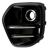 Kia Sportage Hatchback 2016-2018 Front Bumper Grille Outer Section (Not GT-Line or GT-Line S Models) Gloss Black - Passenger Side L