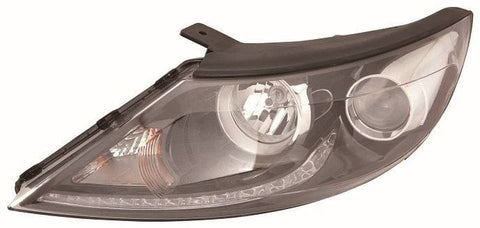 Kia Sportage Hatchback 2010-2016 Headlamp Halogen H7 Type With Led Daytime Running Lamp (Fits Models 2010 to 2014 Only) Passenger Side L