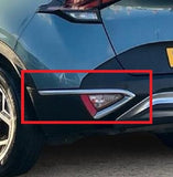 Kia Sportage Hatchback 2021-2025 Rear Bumper Trim (Fits 2 & 3 & 4 Models Only) Silver Passenger Side L