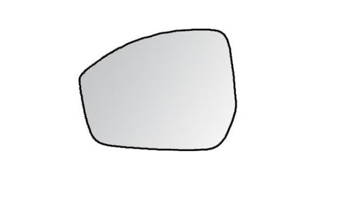 Land Rover Range Rover Evoque Cabriolet 2016-2019 Door Mirror Glass With Blind Spot System Heated Passenger Side L