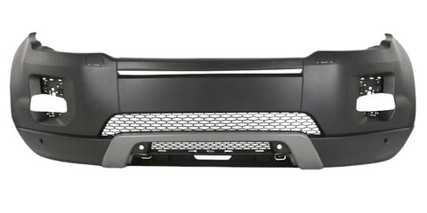 Land Rover Range Rover Evoque 5 Door 2011-2015 Front Bumper With Wash Jet Holes With Sensor Holes (Pure and Prestige Models) Primed