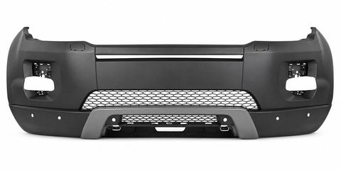 Land Rover Range Rover Evoque 5 Door 2011-2015 Front Bumper With Wash Jet Holes With Sensor Holes (Pure and Prestige Models) Primed