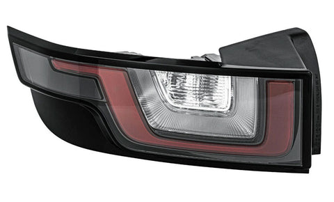 Land Rover Range Rover Evoque 5 Door 2015-2019 Rear Lamp LED Type (Black Outer Section) Passenger Side L