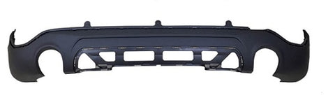 Mini - BMW Countryman Hatchback 2020-2024 Rear Bumper Lower Section With Sensor Holes (S Models) Textured