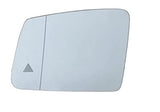Mercedes C-Class Coupe 2011-2015 Door Mirror Glass With Blind Spot System Heated No Auto Dip Type Passenger Side L