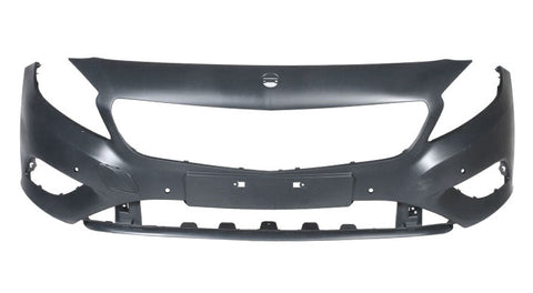 Mercedes A-Class 5 Door Hatchback 2012-2015 Front Bumper With Sensor Holes No Wash Jet Holes (Fits SE & Sport Models Only) Primed
